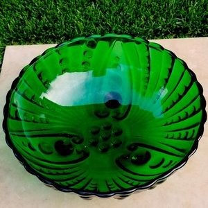 Vintage Anchor Hocking Bowl Burple Pattern